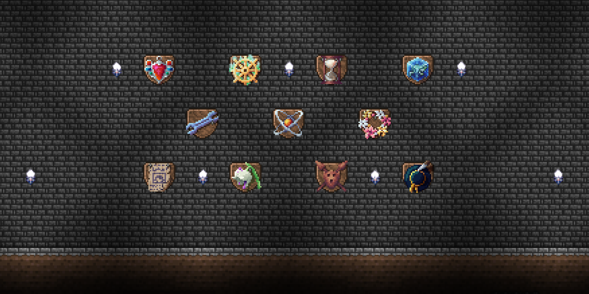 Soon we're finally adding boss trophies to the Gensokyo Mod. Here's the first half of them; the rest are currently still WIP.