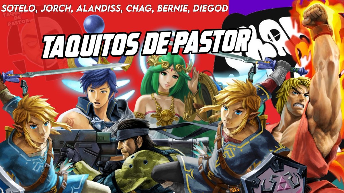 PHR | Robbb' (@zrobbb_) on Twitter photo Sexto equipo anunciado (6/16)
Un equipo formado de grandes jugadores a nivel nacional, vienen a repartir "Taquitos de Pastor" a todos los que les toque jugar con ellos
<a href="/sotelossbu/">SoteloSSBU</a>
<a href="/JorchSSB/">Jorch</a>
<a href="/Alandiss4/">AlanDiss</a>
<a href="/Chagspc/">Chag</a>
<a href="/BernieSSBU/">CRC | SF | CQ | EFG | EBA | Bernie</a>
<a href="/DiegoR34/">SK|DieG0D</a> Sexto equipo anunciado (6/16)
Un equipo formado de grandes jugadores a nivel nacional, vienen a repartir "Taquitos de Pastor" a todos los que les toque jugar con ellos
<a href="/sotelossbu/">SoteloSSBU</a>
<a href="/JorchSSB/">Jorch</a>
<a href="/Alandiss4/">AlanDiss</a>
<a href="/Chagspc/">Chag</a>
<a href="/BernieSSBU/">CRC | SF | CQ | EFG | EBA | Bernie</a>
<a href="/DiegoR34/">SK|DieG0D</a>