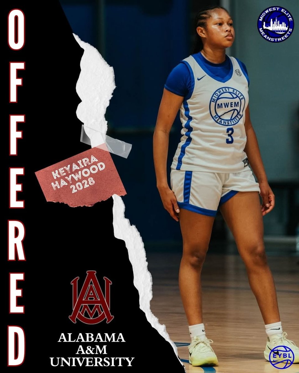 Keyaira Haywood (@keyairahaywood) on Twitter photo After an incredible conversation with <a href="/DivaCoachAAMU/">Dawn Thornton</a>, I’m beyond thrilled to announce that I’ve received an offer from Alabam A&U University!
Thanks to the coaching staff and <a href="/aamuwbb/">AAMU LADY BULLDOGS</a> for believing in me!!
keyairahaywood.com After an incredible conversation with <a href="/DivaCoachAAMU/">Dawn Thornton</a>, I’m beyond thrilled to announce that I’ve received an offer from Alabam A&U University!
Thanks to the coaching staff and <a href="/aamuwbb/">AAMU LADY BULLDOGS</a> for believing in me!!
keyairahaywood.com