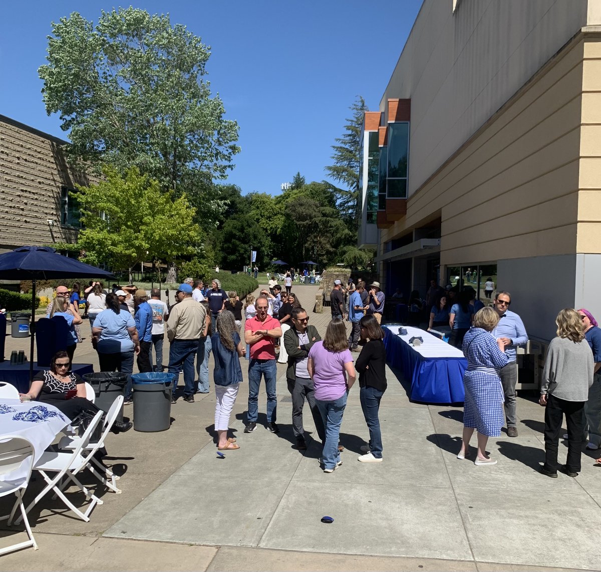 SSU_1961's tweet image. Seawolf Plaza was once again the site of SSU’s annual Scoops of Gratitude event on Thursday, May 22. Scoops is an annual spring employee recognition event that offers a fun atmosphere with frozen treats and lawn games such as cornhole and Jenga.