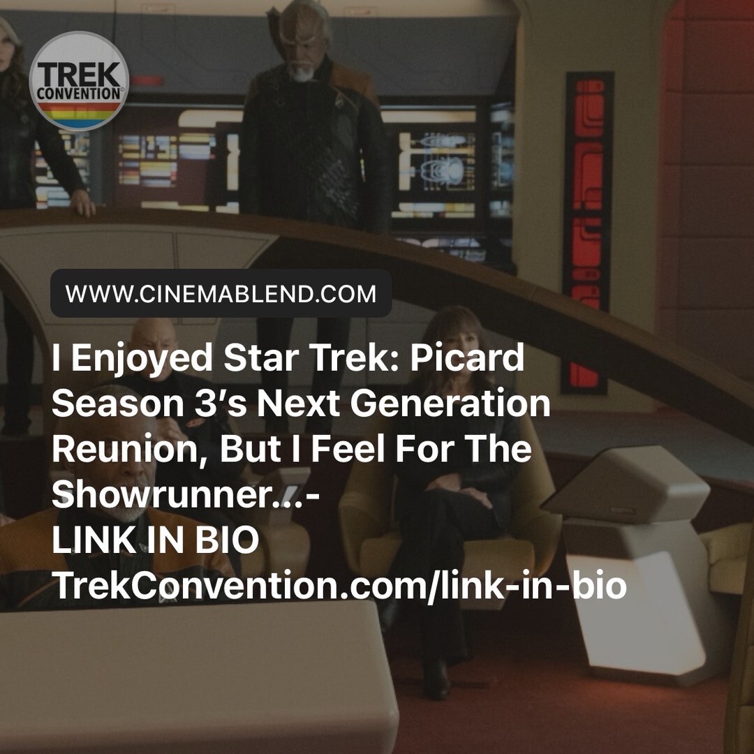 TrekConvention's tweet photo. I Enjoyed Star Trek: Picard Season 3’s Next Generation Reunion, But I Feel For The Showrunner….
https://t.co/bp2yV6QQqx
#StarTrek #ScienceFiction #xshare https://t.co/cCDUGyNk6a