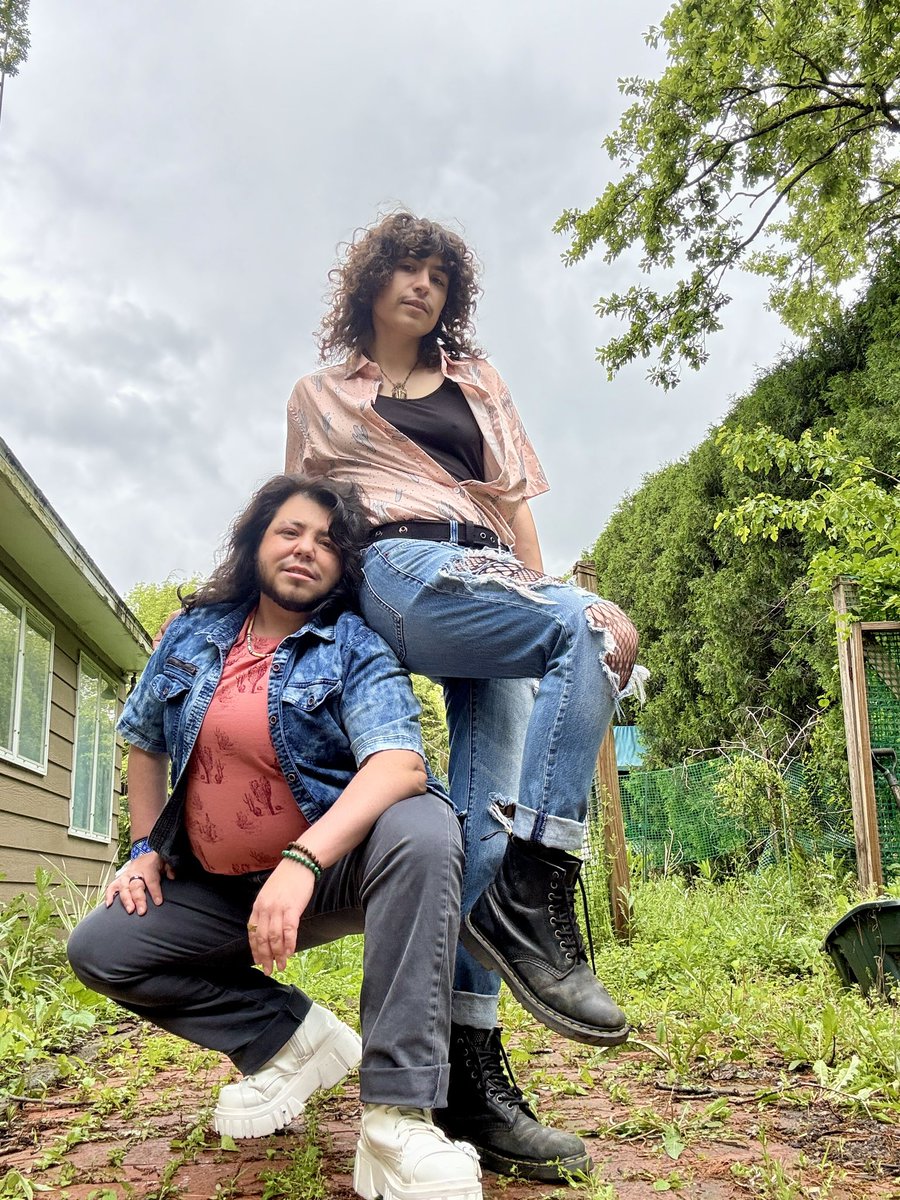 My partner and I took pictures for his birthday and we accidentally posed like Professor Venomous and Boxman
