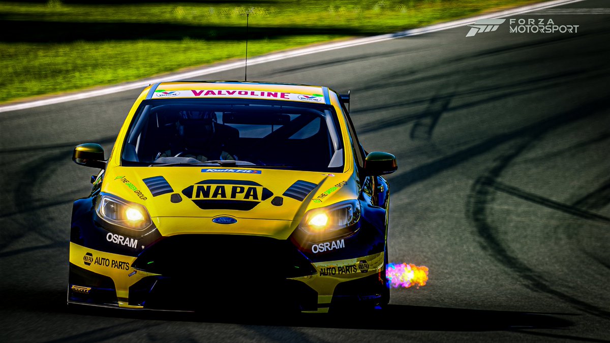 TsrRod's tweet image. Full replica of @ASuttonRacing 's @naparacinguk special 100 years of NAPA livery... 🫡🖤💛  by @mcholeboy59