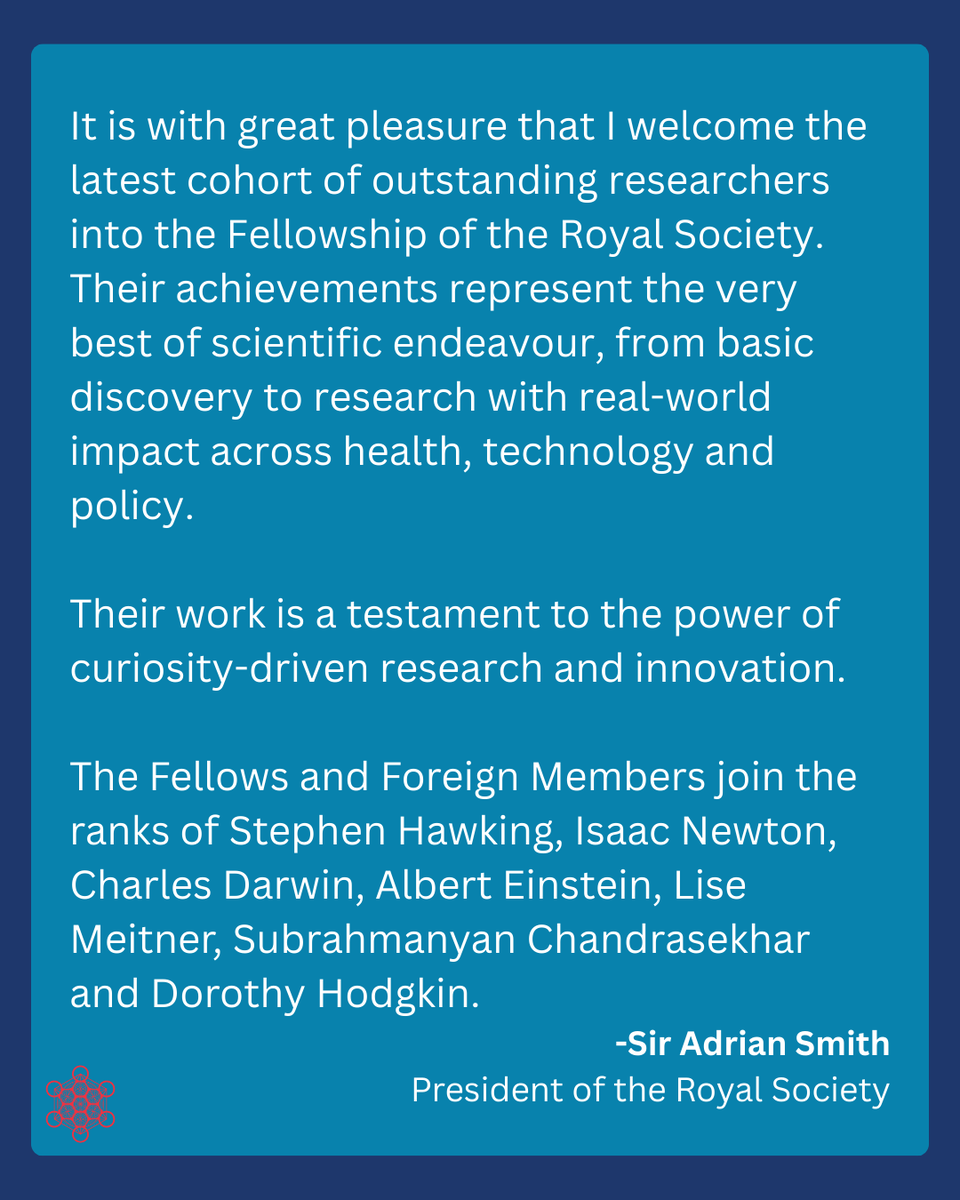 The Kavli Foundation (@kavlifoundation) on Twitter photo We're celebrating two Kavli-supported scientists who have been elected to the <a href="/royalsociety/">The Royal Society</a> as Fellows! Their basic research has real world impact and their work is shaping the future.
Congrats!
#TheRoyalSociety #KavliScience #Science #TheRoyalSocietyFellowship2025 We're celebrating two Kavli-supported scientists who have been elected to the <a href="/royalsociety/">The Royal Society</a> as Fellows! Their basic research has real world impact and their work is shaping the future.
Congrats!
#TheRoyalSociety #KavliScience #Science #TheRoyalSocietyFellowship2025