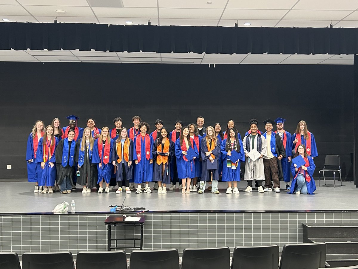 Largest group of Graduating Senior SFT Alumni today for the final walk!  Proud of you all!