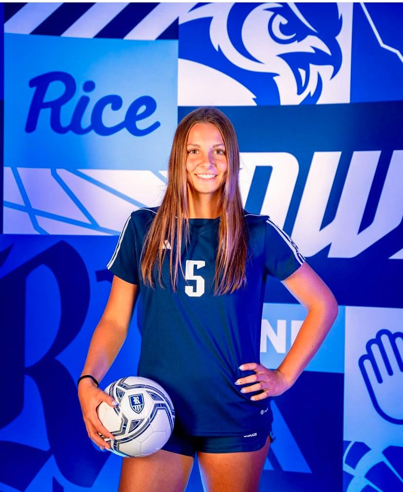 Ava Landstra : 2026 : CDM/CB (@avala2026) on Twitter photo I’m beyond excited to announce my commitment to <a href="/RiceSoccer/">Rice Soccer</a>! I can’t describe the joy I have! tx to everyone for ur support on this journey, <a href="/CoachDR7/">David Robertson</a> for all his guidance, God for His faithfulness, & <a href="/RiceBrianLee/">Brian Lee</a> <a href="/bella_killgore/">Bella Killgore</a> <a href="/GenesseeBanks/">Genessee Puntigam</a> for this amazing opportunity 🦉ao1 I’m beyond excited to announce my commitment to <a href="/RiceSoccer/">Rice Soccer</a>! I can’t describe the joy I have! tx to everyone for ur support on this journey, <a href="/CoachDR7/">David Robertson</a> for all his guidance, God for His faithfulness, & <a href="/RiceBrianLee/">Brian Lee</a> <a href="/bella_killgore/">Bella Killgore</a> <a href="/GenesseeBanks/">Genessee Puntigam</a> for this amazing opportunity 🦉ao1