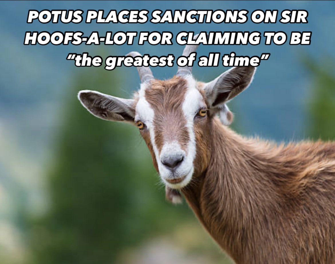 djttato's tweet photo. #trump #GOAT #theboss https://t.co/OdYssDgNOx