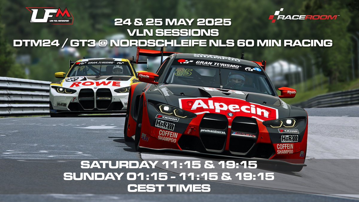 Oriol Balmaña (@uriloki) on Twitter photo Este fin de semana <a href="/LFMotorsport/">Low Fuel Motorsport</a> organiza las primeras carreras VLN en el Nordschleife y empezamos con los GT3. Te apuntas a alguna sesión¿? Nos vemos en pista Este fin de semana <a href="/LFMotorsport/">Low Fuel Motorsport</a> organiza las primeras carreras VLN en el Nordschleife y empezamos con los GT3. Te apuntas a alguna sesión¿? Nos vemos en pista
