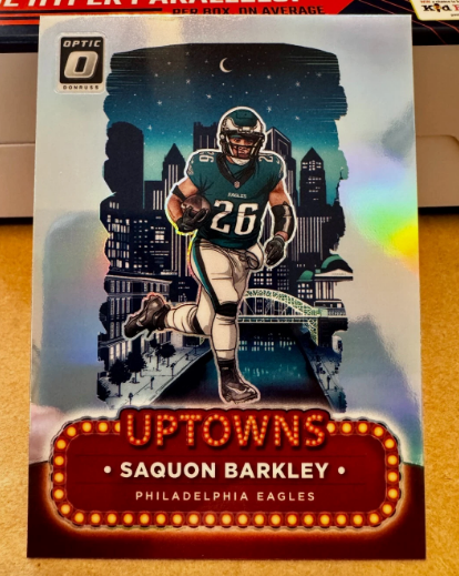 2024 Panini Donruss Optic Saquon Barkley Uptowns #17 Prizm Case Hit SSP

2 hours left, snag it now!

#donrussoptic #panini #saquonbarkley #uptowns #sportscards #SportsGambling 

ebay.com/itm/2267556947…