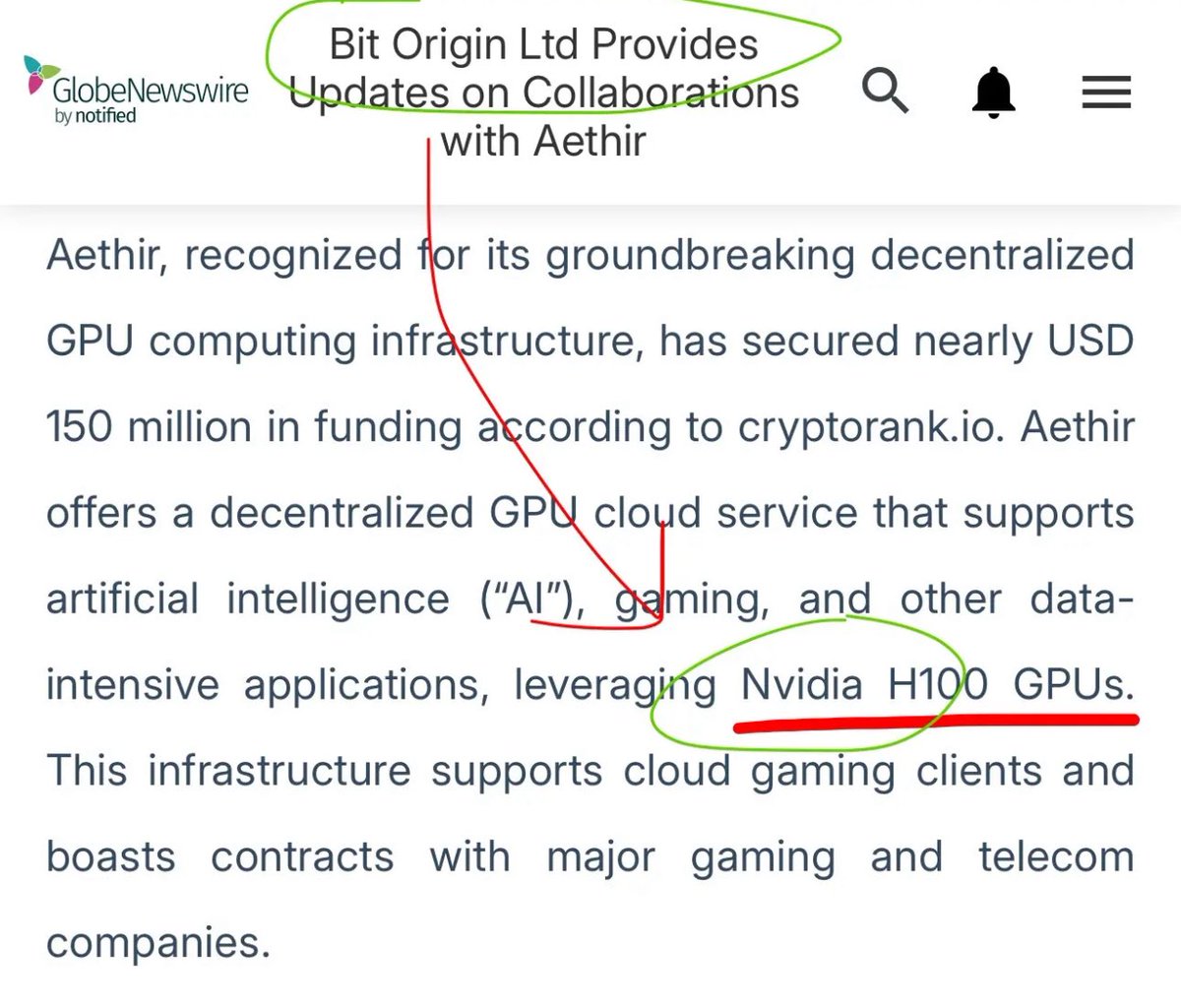 $BTOG woah 😳👇🚨🚨🚨

BTOG could have NVDA ties similar to $NVTA 

$WOLF $IMMX $QBTS let’s get it