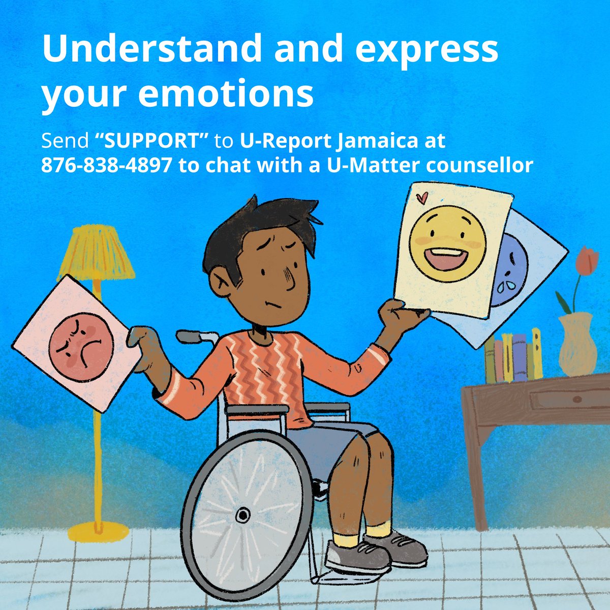 💬Talking about your feelings isn’t always easy - but it’s one of the most important steps toward healing &amp; well-being.

On this National Child &amp; Adolescent Mental Health Awareness Day, let’s empower our children &amp; youth to understand, express &amp; care for their mental health. 💙