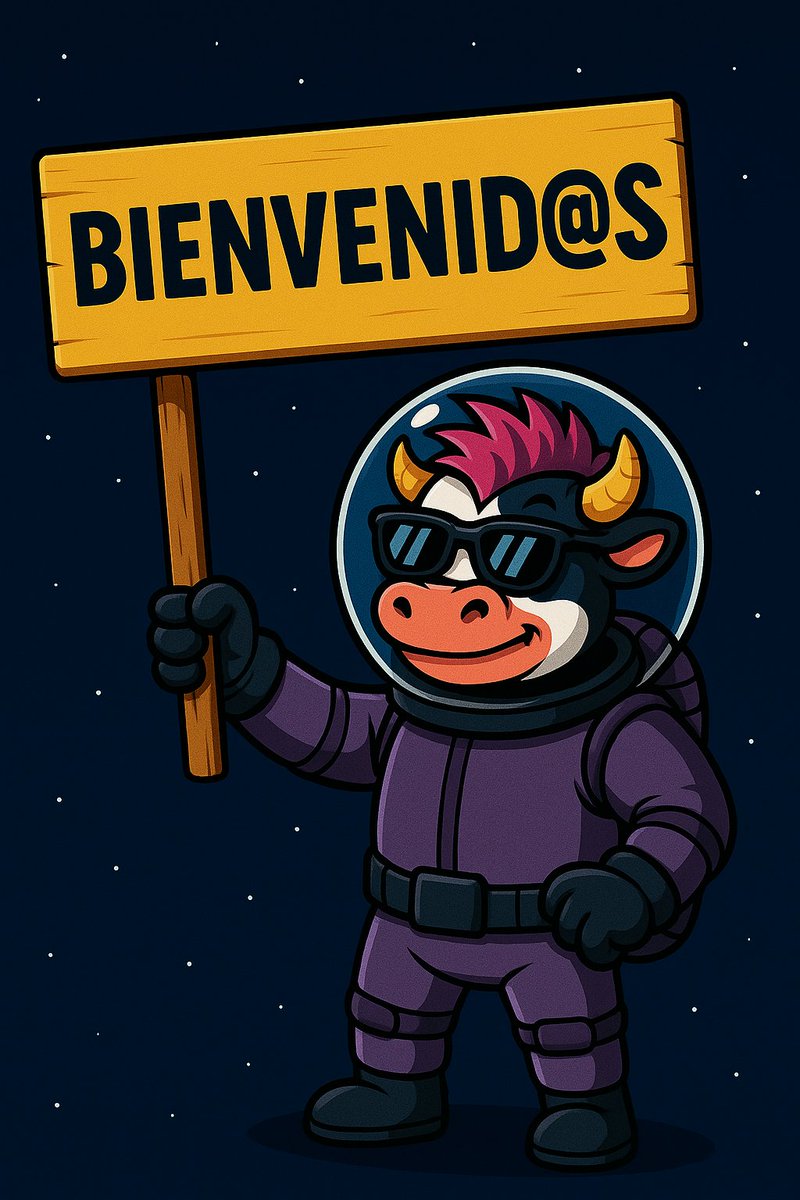 VacaPunk's tweet photo. ¡Gracias por estar aquí, manada!
Esto apenas comienza y ya estamos haciendo historia juntos.
Cada miembro es clave en este movimiento, así que sientan esta comunidad como suya.
¡Vamos a hacer que VacaPunk llegue a la luna juntos!
#VacaPunk #ToTheMoon #ComunidadCripto

MUUGE! 🚀🌕 https://t.co/oNBR2Hf1N8