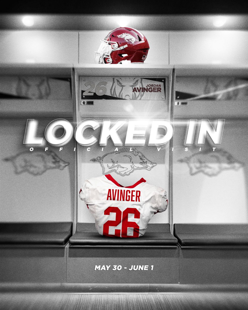 ⭐️⭐️⭐️Jordan “SLASH” Avinger (@jordanavinger10) on Twitter photo SEE YOU SOON FAYETTEVILLE !🐗 <a href="/RazorbackFB/">Arkansas Razorback Football</a> <a href="/CoachSamPittman/">Coach Sam Pittman</a> <a href="/DannyWest247/">Danny West</a> <a href="/CartersTheory/">Coach Chris Carter</a> SEE YOU SOON FAYETTEVILLE !🐗 <a href="/RazorbackFB/">Arkansas Razorback Football</a> <a href="/CoachSamPittman/">Coach Sam Pittman</a> <a href="/DannyWest247/">Danny West</a> <a href="/CartersTheory/">Coach Chris Carter</a>