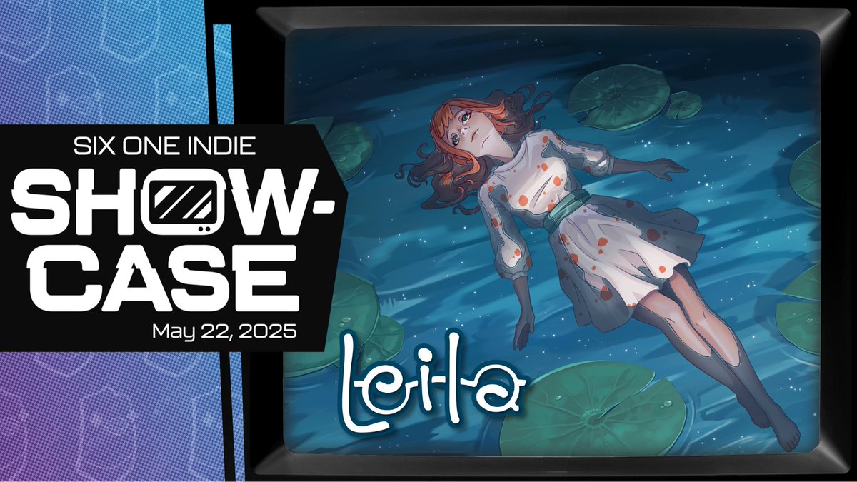 Leila, at the Six One Indie Showcase!

Six One Indie Showcase features great indie games on May 22nd on IGN, GameSpot and GameTrailers' YouTube channels - and of course, Steam!

store.steampowered.com/curator/451194…