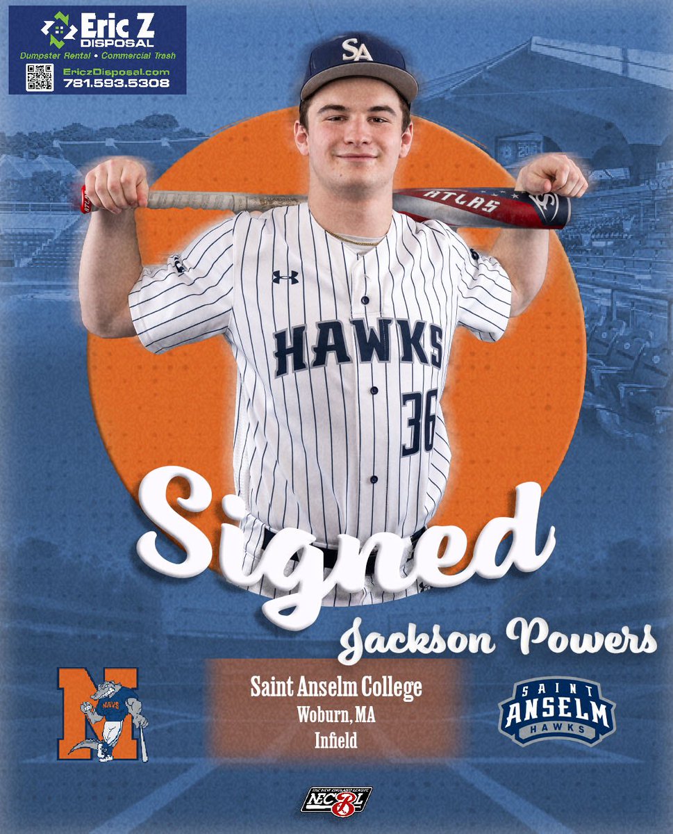 North Shore Navigators (@nsnavigators) on Twitter photo ๐ค ๐๐๐๐ ๐๐๐ ๐๐๐๐ ๐๐๐๐ โพ๏ธ
The newest local product coming to #NavsNation this summer is Jackson Powers!
A Woburn native, Powers was named to the All-NE10 Third Team as a <a href="/STAHawksBSB/">Saint Anselm College Baseball</a> freshman. He hit .343 with five homers and 23 RBI.
#NECBL ๐ค ๐๐๐๐ ๐๐๐ ๐๐๐๐ ๐๐๐๐ โพ๏ธ
The newest local product coming to #NavsNation this summer is Jackson Powers!
A Woburn native, Powers was named to the All-NE10 Third Team as a <a href="/STAHawksBSB/">Saint Anselm College Baseball</a> freshman. He hit .343 with five homers and 23 RBI.
#NECBL