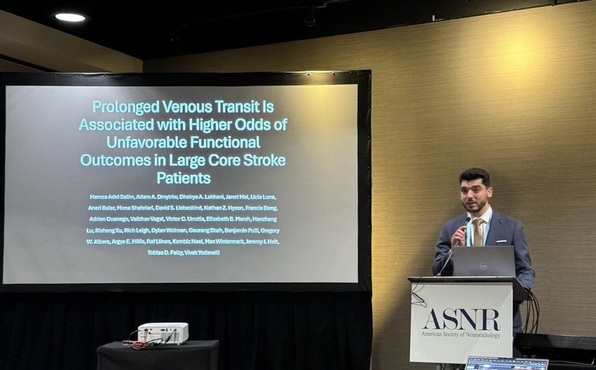 Hamza A. Salim, M.D. (@hamza_isleem) on Twitter photo Incredible week at the 2025 <a href="/TheASNR/">The American Society of Neuroradiology</a> Conference!
Honored to present my abstracts, meet amazing colleagues, and learn from the leaders of the neuroradiology. Deeply grateful to receive the 2025 ASNR David Yousem <a href="/dyousem1/">David Yousem</a> Award. Thank you to my mentors and collaborators who made Incredible week at the 2025 <a href="/TheASNR/">The American Society of Neuroradiology</a> Conference!
Honored to present my abstracts, meet amazing colleagues, and learn from the leaders of the neuroradiology. Deeply grateful to receive the 2025 ASNR David Yousem <a href="/dyousem1/">David Yousem</a> Award. Thank you to my mentors and collaborators who made
