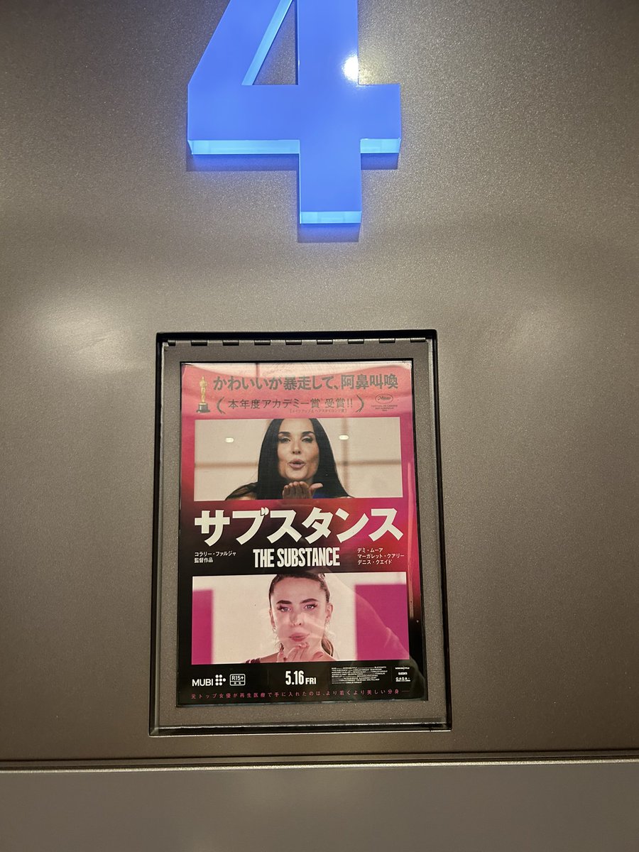 とにかく最高だ
鑑賞後日増しに心をとらえて離さない。

エリザベスに伝えたい
そのままでも十分美しいよと。

エリザスーがあの姿になってもなお、おめかしして出かけていくのに愛おしさを感じた。
もう一度ぜひ観たい

#サブスタンス
 #サブスタンスみた