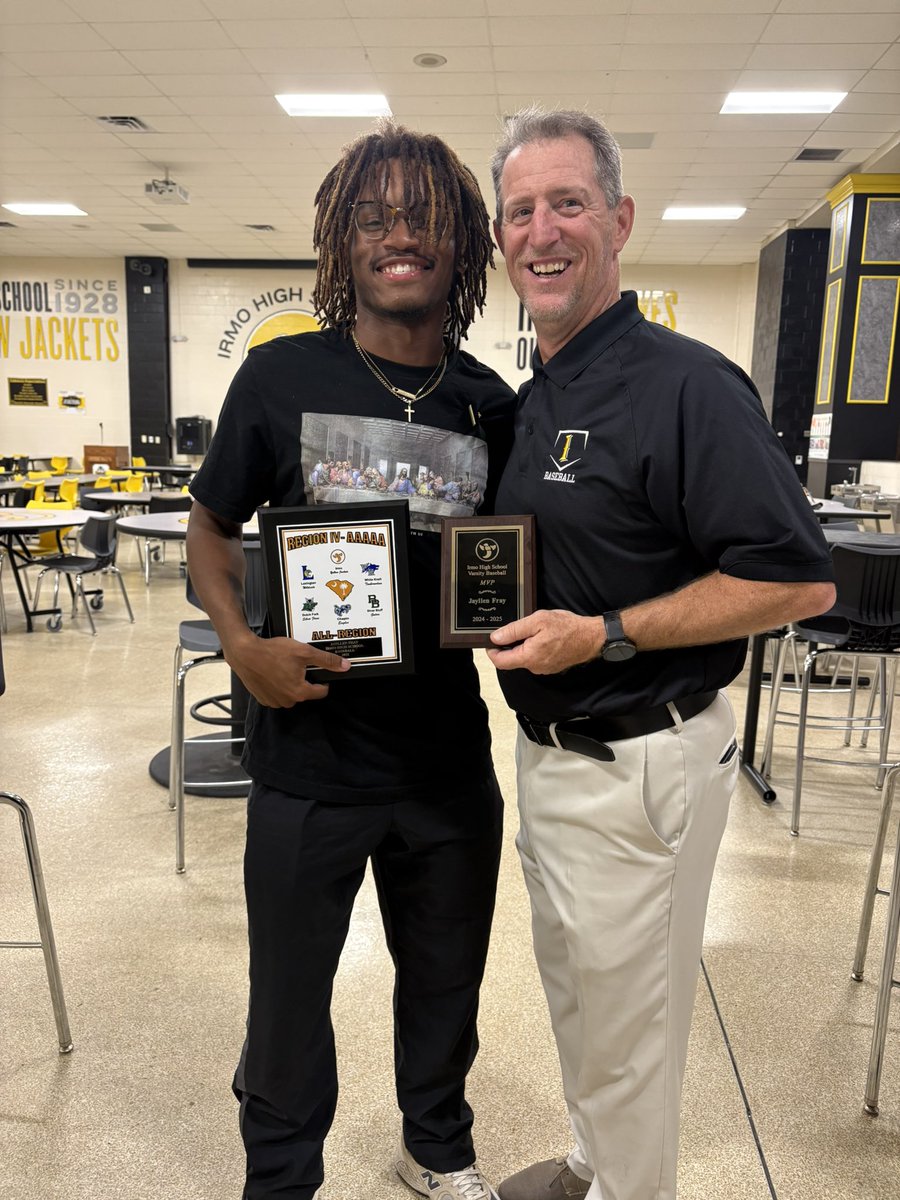 Honors from tonights <a href="/Baseballirmo/">IrmoBaseball</a> 25’ banquet, blessed to be named MVP and to be a 3x All-Region Selection. Thankful for the memories made this year! <a href="/irmoathletics/">Irmo Athletics</a> <a href="/CokerU_Baseball/">Coker University Baseball</a> <a href="/LexTuten/">Lex Tuten</a>