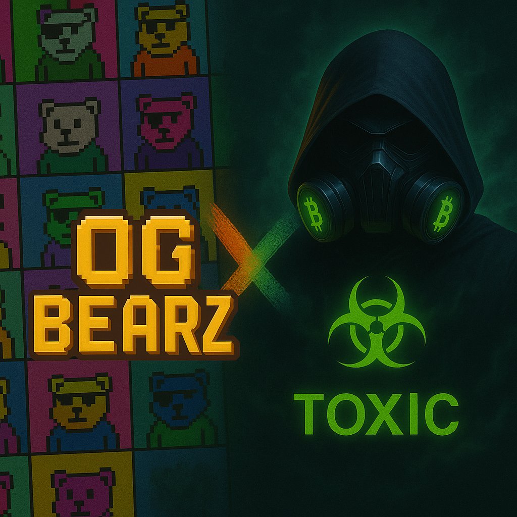 toxic_gll's tweet photo. ☣️Collaboration ☣️

giveaway: @OgBearz 🐻

We're offering 1x GTD 1x FCFS Whitelist spots to our community!

Rules: 
🧪 Follow @OgBearz @toxic_gll 
☠️ Like &amp; RT
🧬 Tag 3 Friends
💬 Drop your ronin address
📝 Join https://t.co/9U94i4hVP3

⏰ Winners drawn in 48 hours https://t.co/mcWTeRD7W7