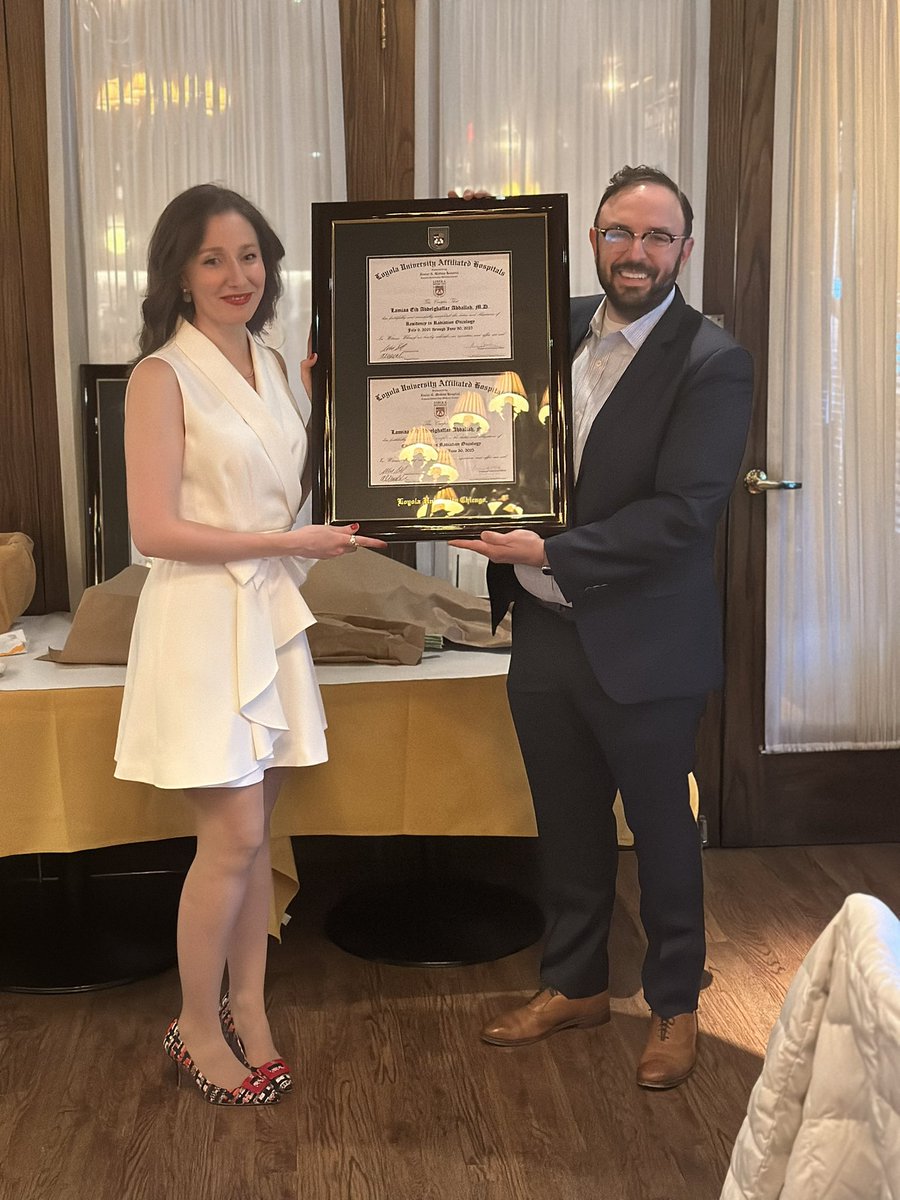 Tamer Refaat, MD PhD MSCI (@tamerrefaatmd) on Twitter photo Congrats to our amazing chief residents, <a href="/LamiaaMd/">Lamiaa Abdallah</a> & Nader. It’s been a pleasure watching them grow at <a href="/LoyolaChicago/">Loyola University Chicago</a>. No doubt they’ll be exceptional radiation oncologists with bright futures ahead. 🌟<a href="/LoyolaHealth/">Loyola Medicine</a> Congrats to our amazing chief residents, <a href="/LamiaaMd/">Lamiaa Abdallah</a> & Nader. It’s been a pleasure watching them grow at <a href="/LoyolaChicago/">Loyola University Chicago</a>. No doubt they’ll be exceptional radiation oncologists with bright futures ahead. 🌟<a href="/LoyolaHealth/">Loyola Medicine</a>