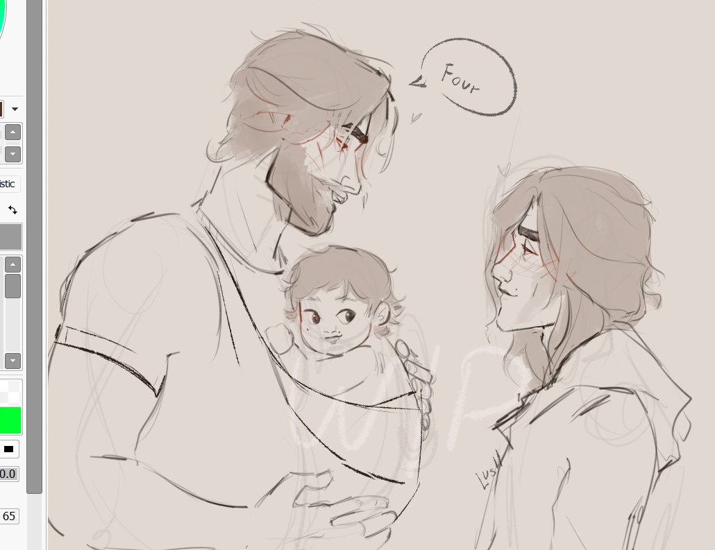 The sillies comic WIP + Baby Rio from the fic #jayvik