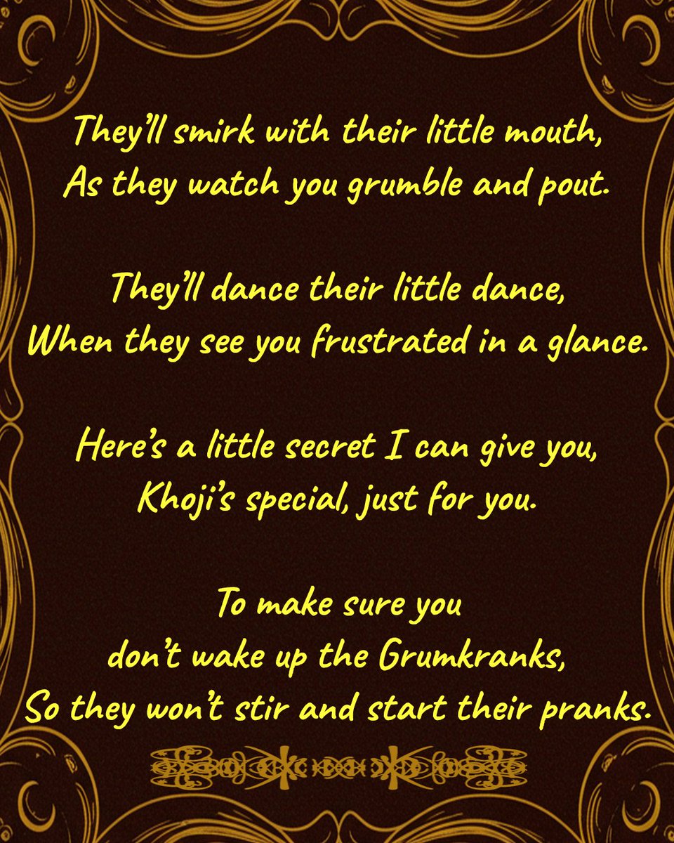 PoetsOfGOS's tweet photo. 'Grumkranks' by Suvarna Khoji

#poem #poemsociety #poemcommunity #poetry https://t.co/0f9VsOt3gE