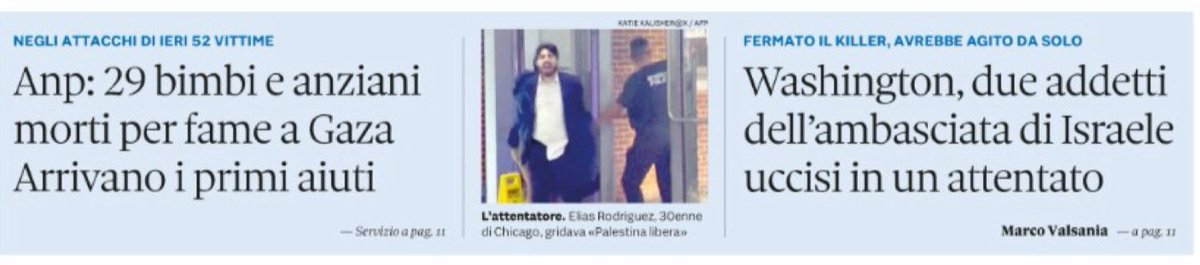 Stefano Fassina (@stefanofassina) on Twitter photo Condanna senza se e senza per l’assassinio di Yaron e Sarah a Washington. Ogni singola vita è sacra. La violenza alimenta violenza. #Israele #gaza #Palestina <a href="/sole24ore/">IlSole24ORE</a> Condanna senza se e senza per l’assassinio di Yaron e Sarah a Washington. Ogni singola vita è sacra. La violenza alimenta violenza. #Israele #gaza #Palestina <a href="/sole24ore/">IlSole24ORE</a>