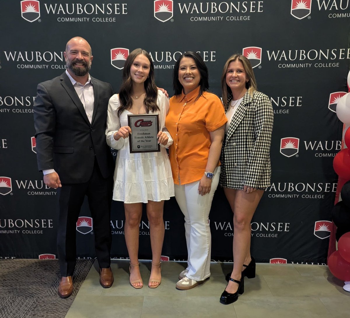 <a href="/WaubonseeChiefs/">Waubonsee Chiefs</a> Athletic Banquet! Awesome seeing our 2024 ⚽️ Squad! Congrats <a href="/rader_josie15/">Josephine Rader</a> on earning the Waubonsee CC Freshman Female Athlete of the Year  👏