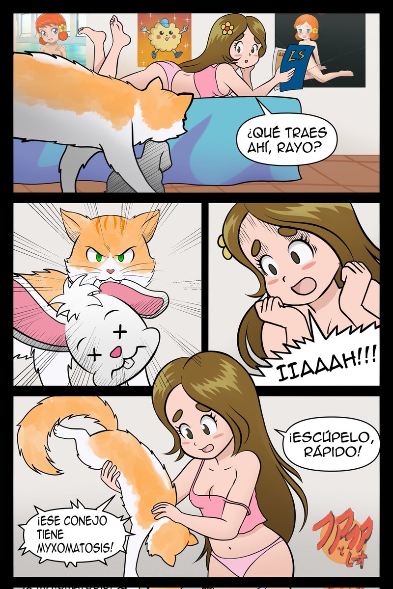 Okami_El_Can's tweet photo. Clásico dibujo de Fua Fua, aquella vez que Rayo el gato trajo una sorpresa no muy grata.
#FuaFua #Rayoelgato #comic #digitalart #arte https://t.co/0cAEH3RR7P