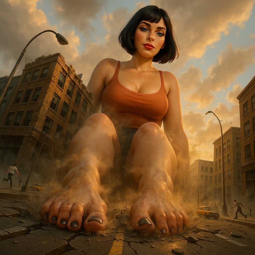 bigfeetrules's tweet photo. Ai Giantess Rebecca 
#ai
#giantess 
#feet
#tors
#size https://t.co/sveTMaahFX