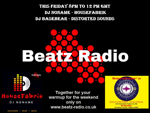 sublevelgrooves's tweet photo. The hottest Station in the Nation,
tune in,
today to the start in your Weekend,
to Quality Music Mixes!

First @HouseFabrik and then  @thebasebear #Hitthedecks from 8pm GMT #Exclusive to https://t.co/Sy0CcniFEV or via @myTunerRadio app #mobiledevice
#BeatZRadioexclusive https://t.co/g5vTqVgtY1