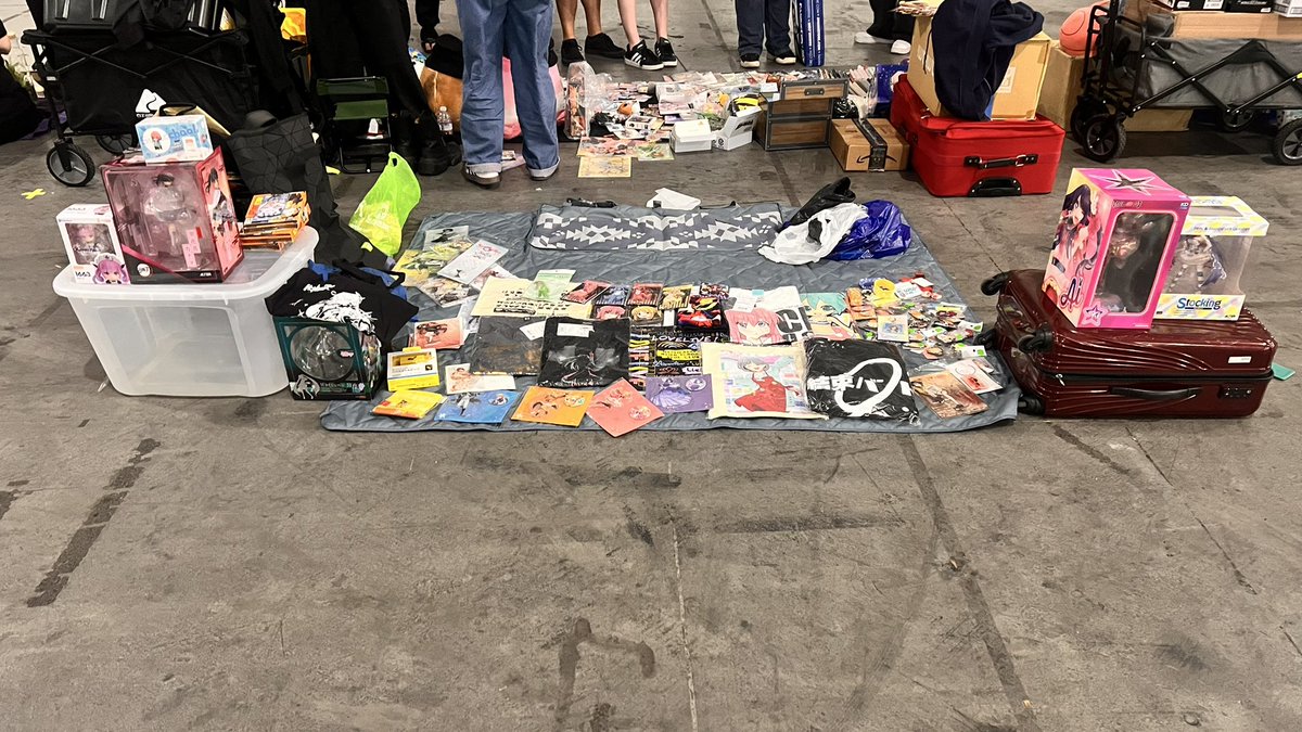 765Bro's tweet image. First time doing the Fanime swap meet.  Will be here tonight and tomorrow.