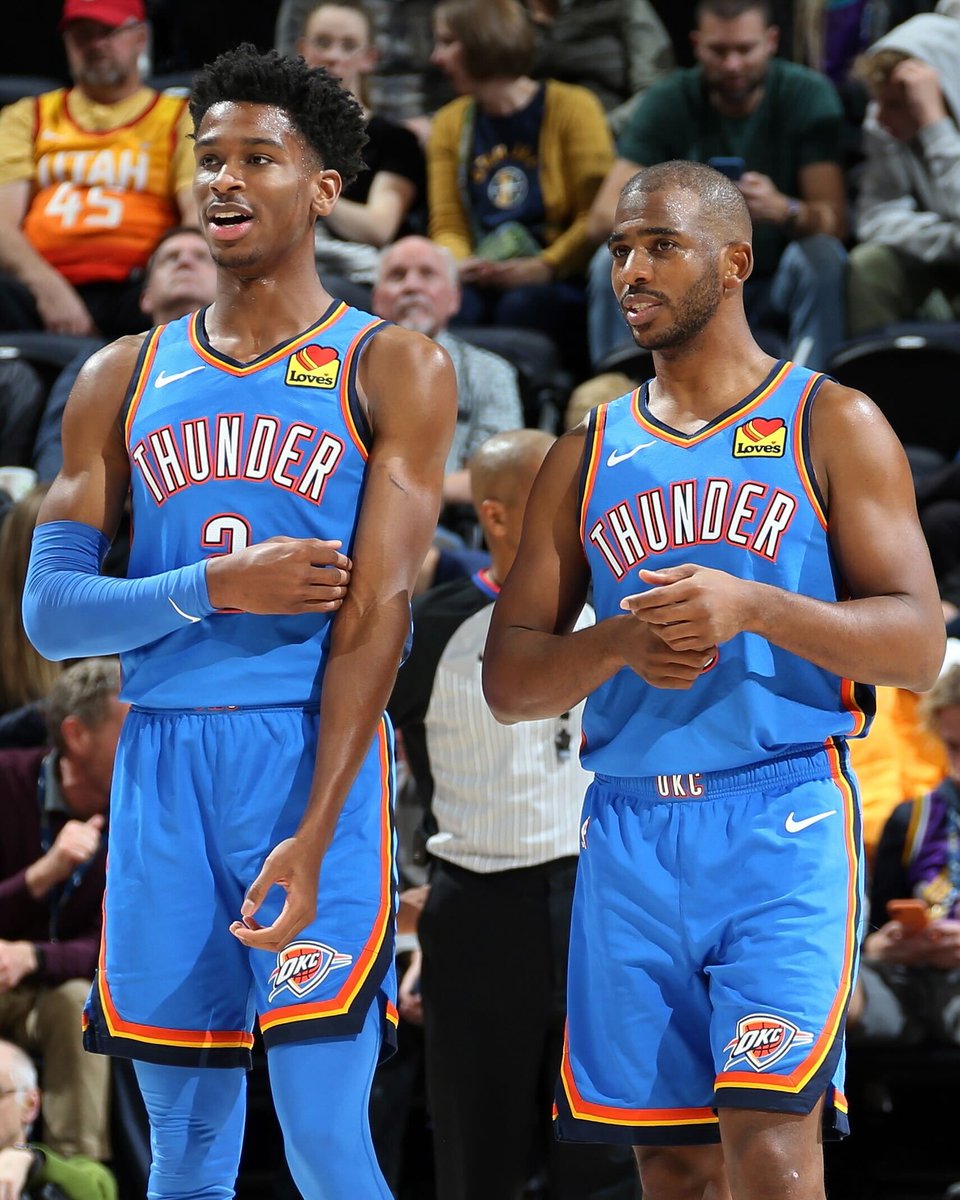 From mentee to MVP...

<a href="/shaiglalex/">Shai Gilgeous-Alexander</a> x <a href="/CP3/">Chris Paul</a>