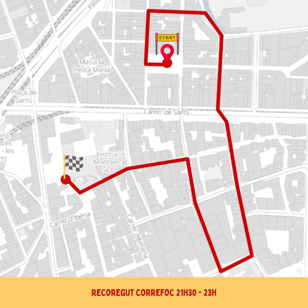 Diables, Tabalers i Bèsties de Sants (@diablesdesants) on Twitter photo Ja ho tenim aquí!!! Demà celebrem el nostre 45 aniversari 🥳🥳 i molt ben acompanyats <a href="/diablesdelprat/">Diables del Prat</a> <a href="/DiabolicaG/">Diabòlica de Gràcia</a> #cuadedrac #diablesdepoblenou #bastoneresdesants #santsfarria . No podeu faltar, les bèsties us esperen desde 17:15 a Plaça Bonet i Muixí Ja ho tenim aquí!!! Demà celebrem el nostre 45 aniversari 🥳🥳 i molt ben acompanyats <a href="/diablesdelprat/">Diables del Prat</a> <a href="/DiabolicaG/">Diabòlica de Gràcia</a> #cuadedrac #diablesdepoblenou #bastoneresdesants #santsfarria . No podeu faltar, les bèsties us esperen desde 17:15 a Plaça Bonet i Muixí