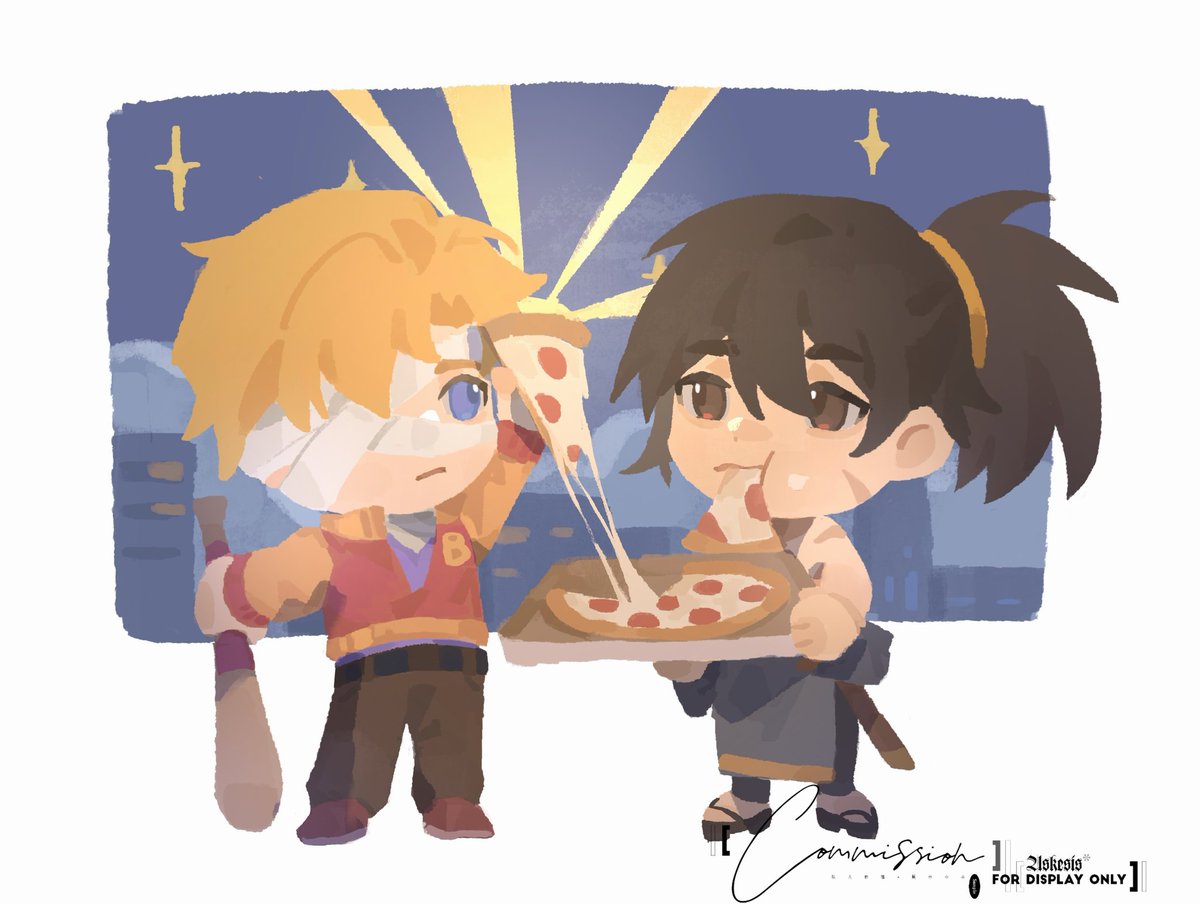 #hotlinemiami #Jacket #KatanaZERO #zero
pizza！🍕