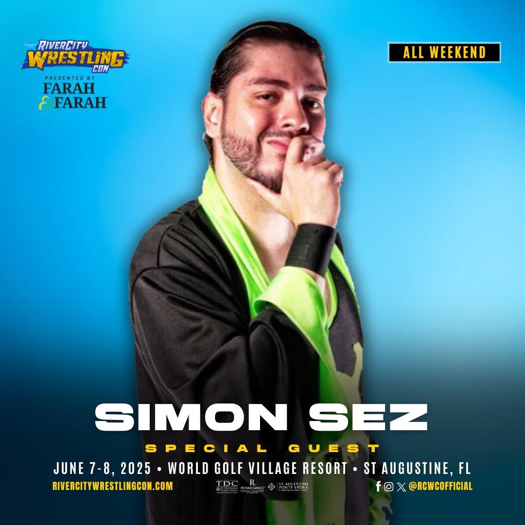 Simon Sez (@emerald_emperor) on Twitter photo “The Emerald Emperor” will be your MC for the majority of the weekend’s festivities at <a href="/RCWCofficial/">River City Wrestling Con</a> 2025 on June 7th & 8th. Get your tickets ASAP as the event is over 90% sold out! “The Emerald Emperor” will be your MC for the majority of the weekend’s festivities at <a href="/RCWCofficial/">River City Wrestling Con</a> 2025 on June 7th & 8th. Get your tickets ASAP as the event is over 90% sold out!