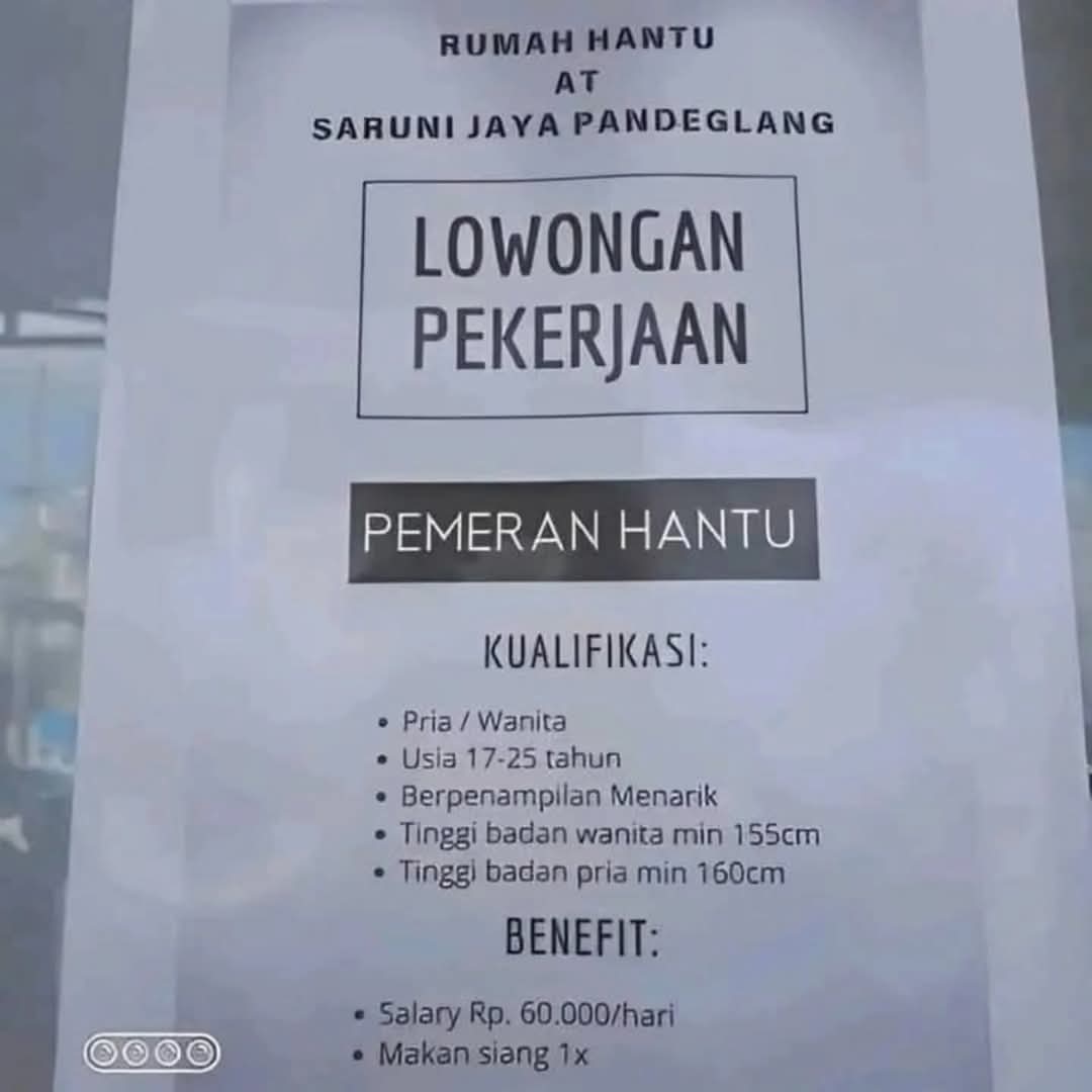 Dadi hantu wae ono kualifikasine 😭