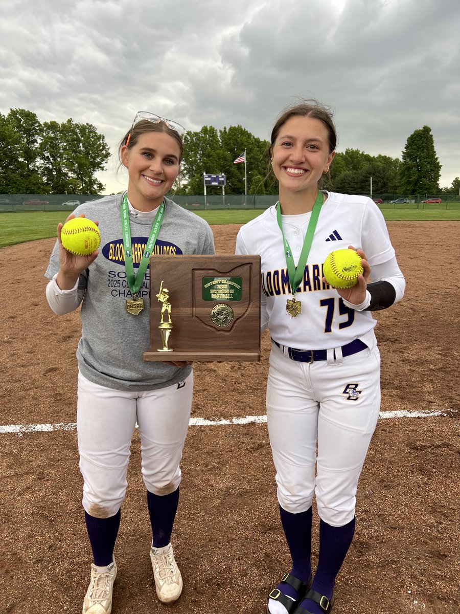District Championship Home Runs for Addy and Emma!