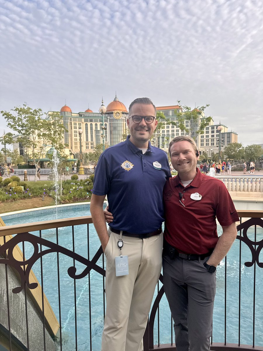 Commissioning and Opening a brand new Theme Park? Amazing. 

Commissioning and Opening a brand new Theme Park with your husband? Priceless.