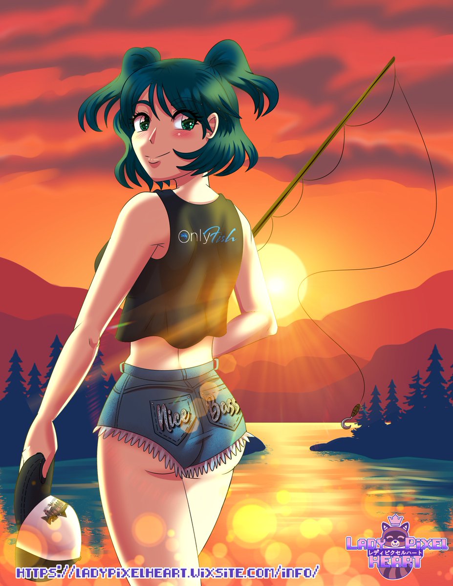 Pixie ๐ฆ๐ Princess Vtuber (@ladypixelheart) on Twitter photo Commission for <a href="/Gamerbirb/">Lacuna the Gamerbirb ๐</a>
"There you are! I found the perfect fishing spot!"๐ฃโจ Commission for <a href="/Gamerbirb/">Lacuna the Gamerbirb ๐</a>
"There you are! I found the perfect fishing spot!"๐ฃโจ