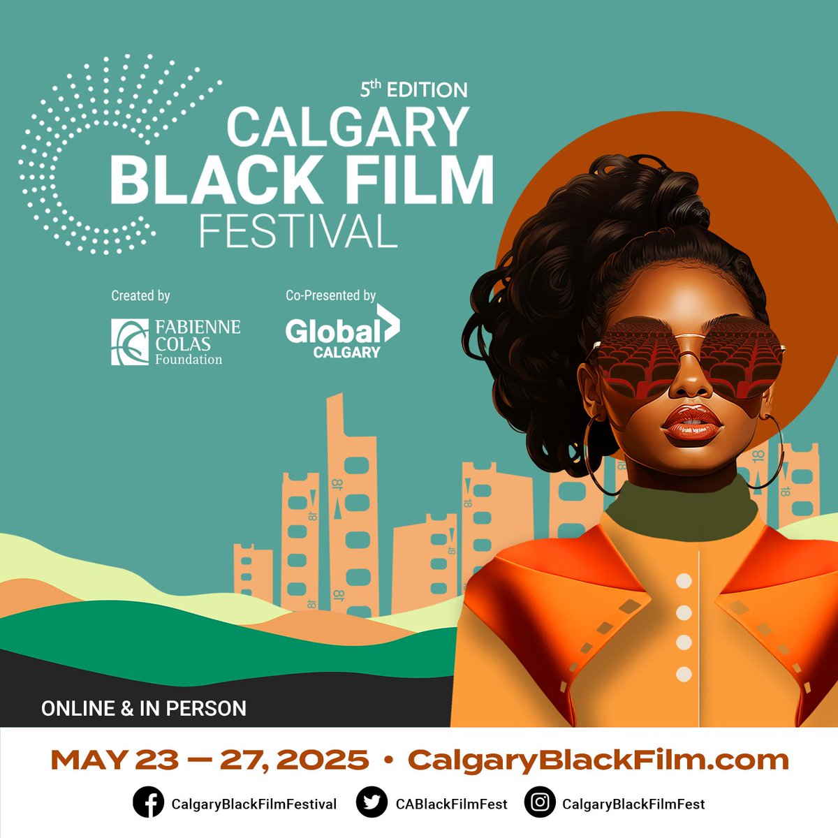 🎥 THE 2025 CALGARY BLACK FILM FESTIVAL IS HERE
🔥 Over 30 powerful films from across the globe — available in person AND online! Whether you're in Calgary or tuning in worldwide, don't miss this experience!

📅 May 23–27, 2025

#CalgaryBlackFilmFest #CBFF2025