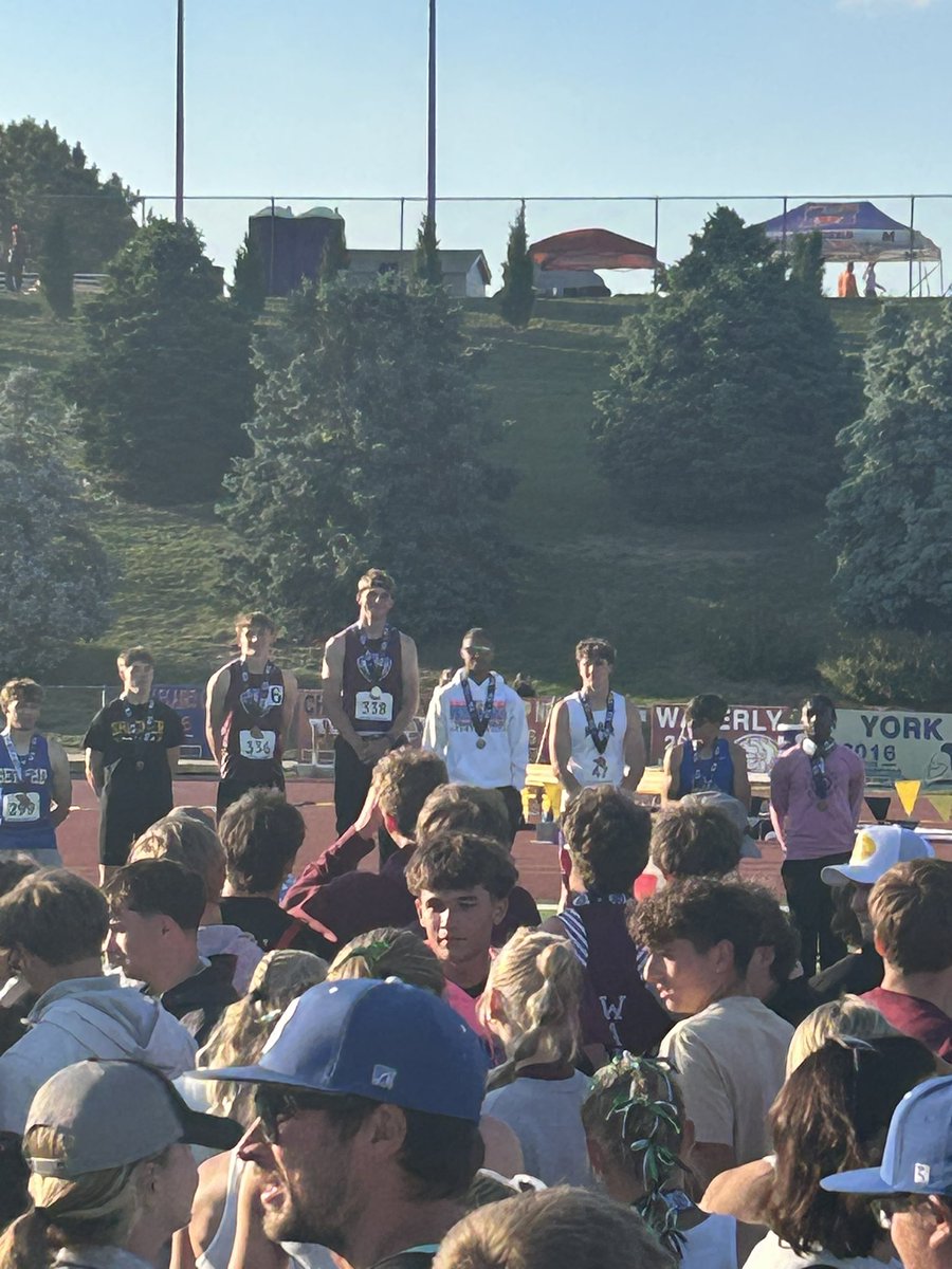 NSAA State Championships Day 2 Reaults:

C. Kramper:🏆🥇1600m
M. Thompson: 8th 200m (medalist)
H. Yarbro: 11th TJ
L. Lazarus: 14th TJ
A. Lampe: 14th 300H
E. Gibson: 17th 300H