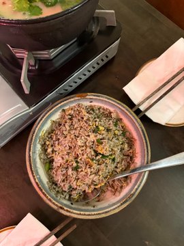 温かいピーマン入りマトンスープを一杯飲みましょう🍲