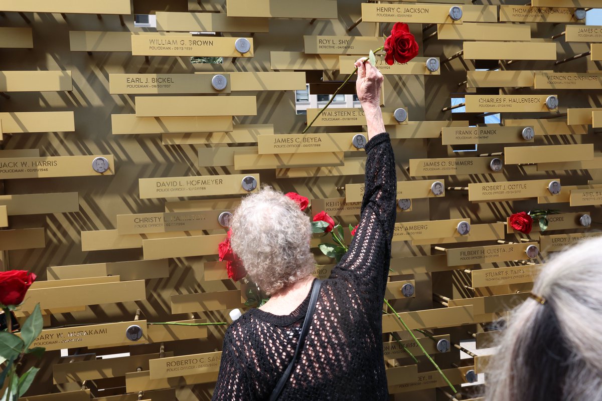 A meaningful tribute today to the brave <a href="/LAPDHQ/">LAPD HQ</a> officers who made the ultimate sacrifice in service to our city.

We remember their courage, honor their legacy, and stand with the families who carry their memory forward.