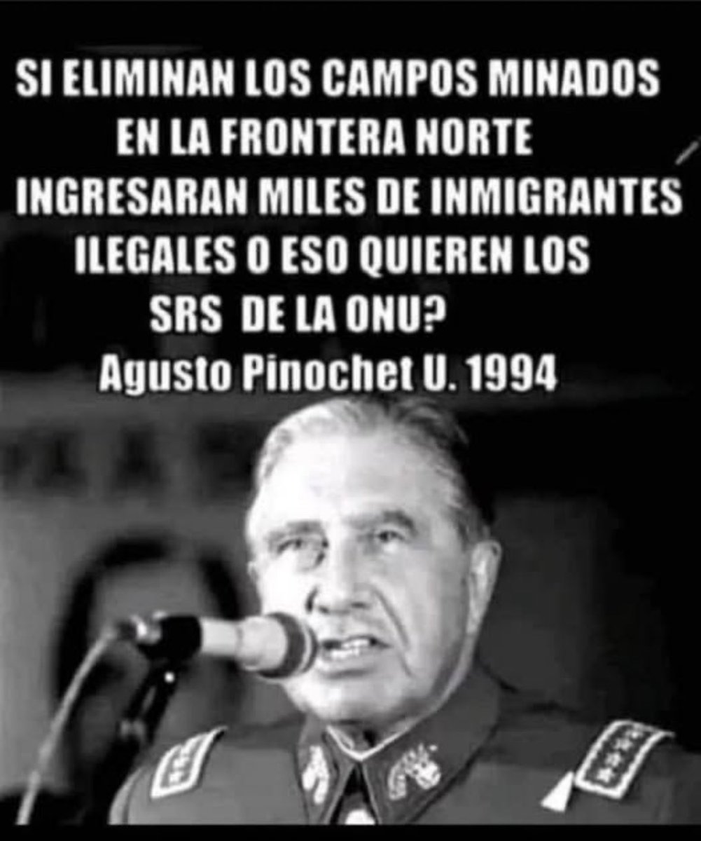 #PinochetLoTeniaClaro