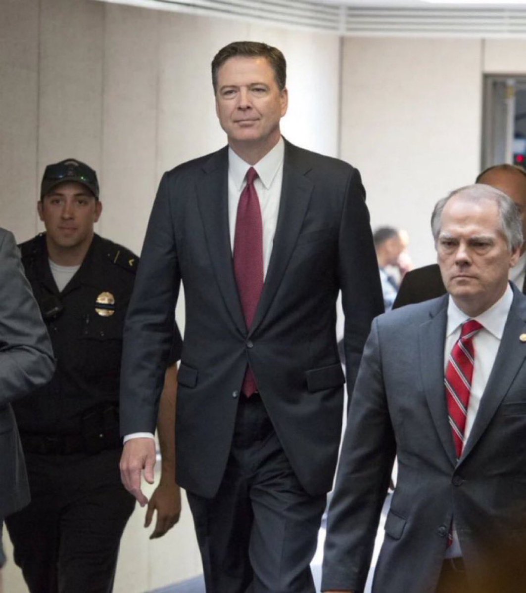 BREAKING: The United States Secret Service is personally escorting Comey to their DC Field Office.