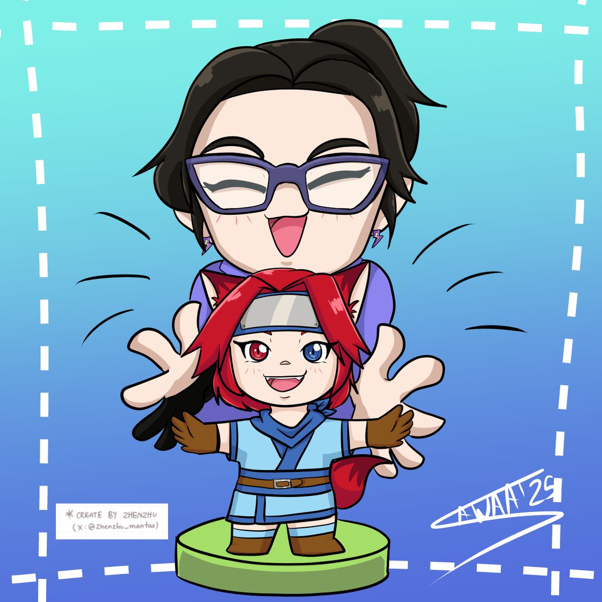 sawaanojutsu's tweet photo. I joined the trend and made this using the base from @Zhenzhu_mantao  with me and my OC Yume
you can find the base here:
https://t.co/4FJ4zuBfyF
#base #oc #yume #zior https://t.co/uMqKaJyZ8b