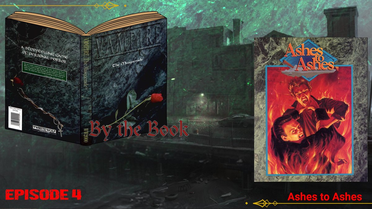 Meradin_Unknown's tweet image. Episode 4 of #VtM By the Book is now up. This episode goes through the classic story supplement "Ashes to Ashes" which continues the Forged in Steel Chronicle 
 that started in the core book and provides the original look at many of Chicago's memorable vampires.

Link 👇