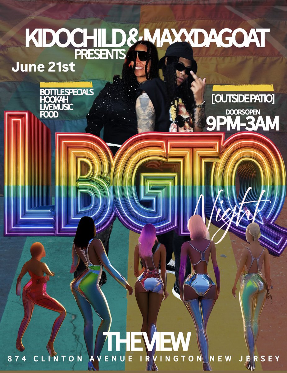 KidoChild22's tweet photo. June 14th my big birthday bash at first class, Than June 21st thee big LGBTQ party at The view 🔥🔥😮‍💨😎 @MaxxxDaGoat https://t.co/CkmfN10QMI