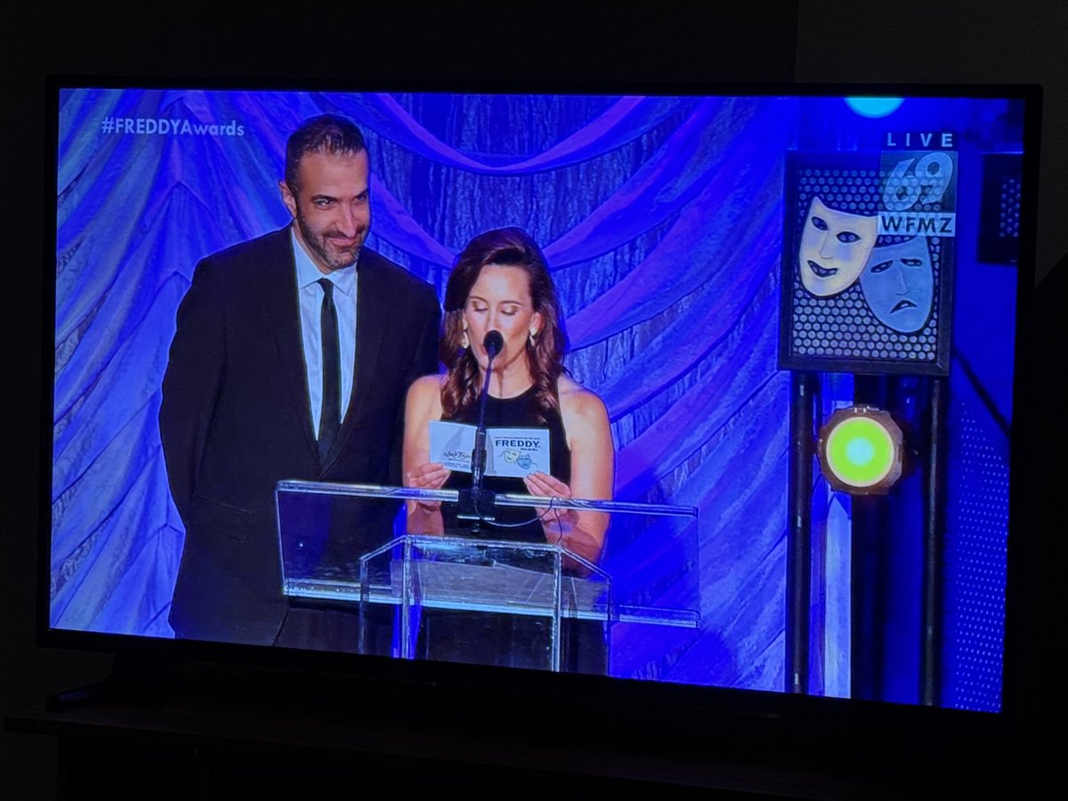 .<a href="/damonturbitt/">Damon Turbitt</a> &amp; I are fangirling as two of our favs present at the <a href="/freddyawards/">FREDDY Awards</a> 👏🏼👏🏼 <a href="/DayneMarae/">DayneMarae</a> <a href="/DanMoscaritolo/">Dan Moscaritolo</a>